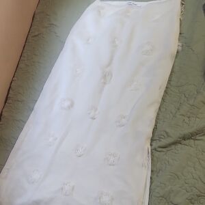 Elegant White Women's Skirt